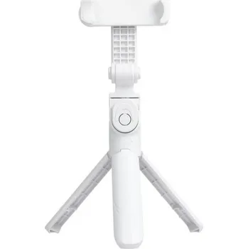 Selfie tyč Selfie tyč Tripod SSTR-12 bluetooth stativ na dálkové ovládání, bílá