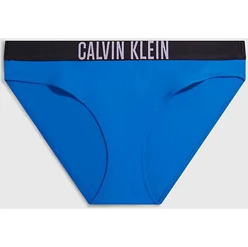 Dámské oblečení Dámský spodní díl bikin KW0KW01983 C4X modrá - černá - Calvin Klein L