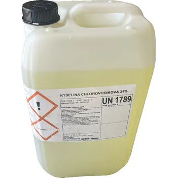 Poolservis Kyselina solná chlorovodíková (HCL) 20L Doprava: Pouze osobní odběr Pardubice