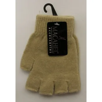 Pracovní rukavice Rukavice bez prstů béžové