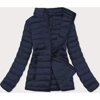 Dámská bunda Tmavě modrá lehká prošívaná bunda pro ženy O35Z J.STYLE, odstíny modré S (36) i392_18821-46