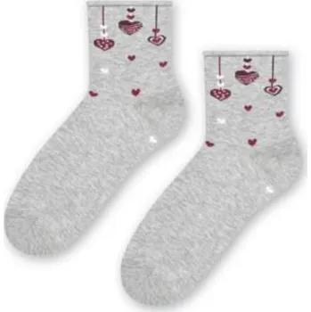 Dámské ponožky Dámské ponožky Steven 5NE, Sv. šedá 35/37 i321_17442-172393