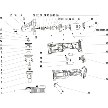 Přepínač DEDRA XDED7069.45