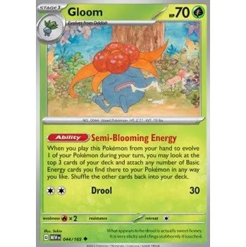 Volný čas Pokémon MEW 044/165 Gloom - 151 Stav: Near Mint, Verze: NORMAL