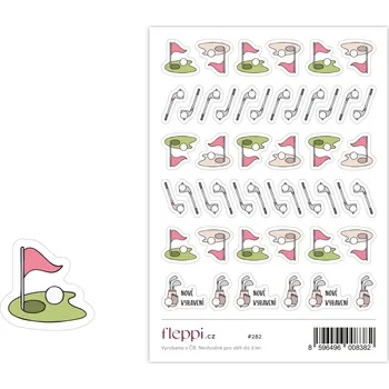 samolepka Fleppi Samolepky Golf