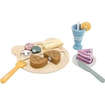 Dřevěná hračka Dřevěná sada na oběd Viga