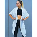 BudesIN Šedý dlouhý cardigan Thiara