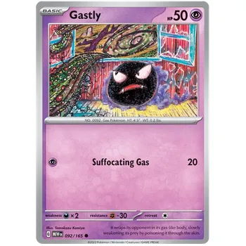 Karetní hra Pokémon TCG Gastly 092/165