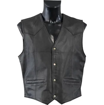 Moto vesta Held Dillon kožená vesta černá - M