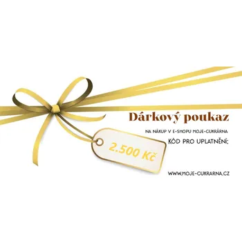 Dárkový poukaz v hodnotě 2 500 Kč