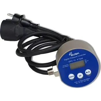Příslušenství k čerpadlu Evak Tlakový spínač digitální DPC10A 230V/12A kabel se zásuvkou a vidlicí 1,4m