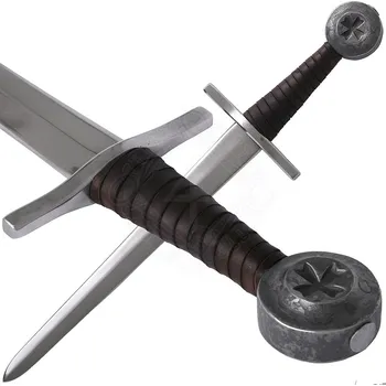 Replika zbraně Richard Havlín Templářská dýka Thibaud, 12 stol