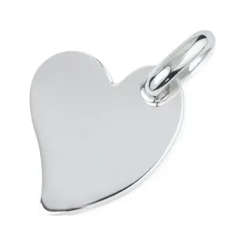 Přívěsek Decentní zlatý přívěsek Carrie ve tvaru srdce Materiál: Bílé zlato