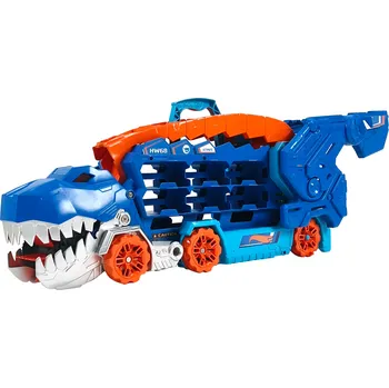 Mattel Hot Wheels CDJ19 Vyst elovaci nakladni kamion se t emi auti ky Zbozi.cz
