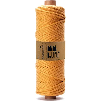 Příze MMboutique bavlněná šňůra SMART 5mm Ochre yellow