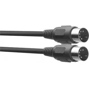 Příslušenství ke zvukové technice Stagg SMD3 E, kabel midi DIN/DIN, 3m
