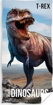 Carbotex Dětská osuška 70 x 140 cm T-Rex King of the Dinosaurs