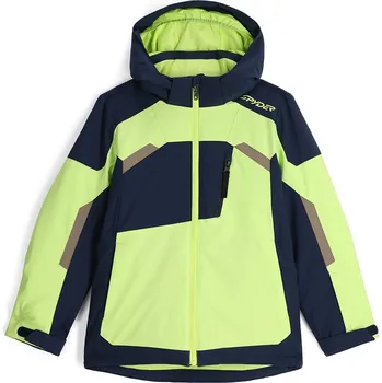 Cyklistické kalhoty Dětská bunda Spyder Boys Leader Jacket Lime Ice
