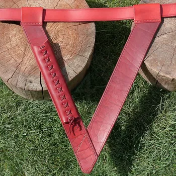 Replika zbraně Špulák Jenoduchý závěs na meč do "V" bez opasku