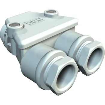 Rozvaděč OBO BETTERMANN Vývodka kabelová dvojitá 113 PG13.5 LGR 2024136