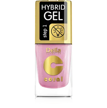 Lak na nehty Delia Cosmetics Coral Hybrid Gel 11 ml
