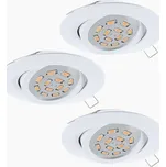EGLO Set 3 kusů zápustných LED svítidel TEDO 31683 Eglo