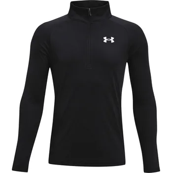 Chlapecká mikina Dětská funkční mikina na zip Under Armour B TECH 2.0 1/2 ZIP černá 1363286-001 - YXL | UK 7,5 | US 8,5