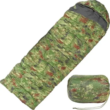 Spacák Spacák 0,95kg maskáčový Digital Woodland (Rybářský spacák outdoor 210 x 75 cm)