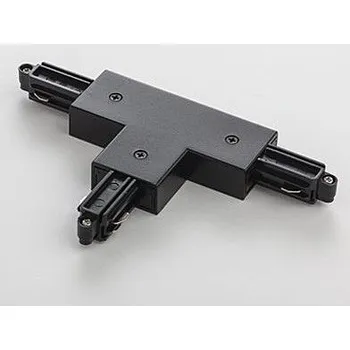 Příslušenství pro svítidlo Arelux "T" konektor MT1009 BK, přívod z pravé strany pro lišty z řady MINITRACK