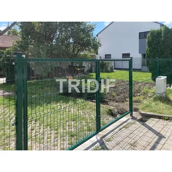 brána Brána s 3D drátěným panelem / ZELENÁ / šířka 3000 mm / + 2 ks sloupků ZDARMA