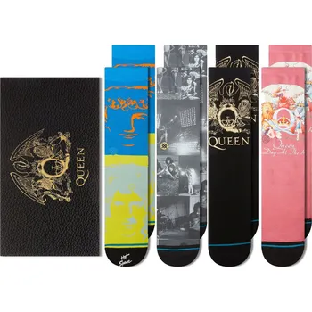 Pánská móda dárková krabička (ponožky set 4 párů) QUEEN - STANCE