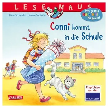 První čtění LESEMAUS 101: Conni kommt in die Schule - Schneider Liane
