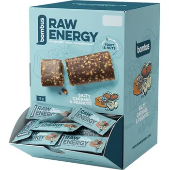 Raw Energy Minis Salty Caramel & Peanuts 15g, Bombus