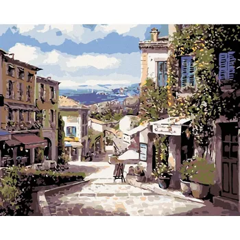 Hračka Diamondi Diamantové malování - KOUSEK K MOŘI Rozměr: 40x50 cm, Rámování: vypnuté plátno na rám