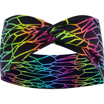 Ebbie Bavlněná čelenka - NEON POLYGON Velikost: 3+