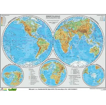 kreativní sada EDU LINE A3 Zemské polokoule a přírodní nej CZ