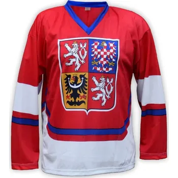 Pánské tričko Hokejový dres - Česká republika -červený, Velikost 158, Mám zájem o dotisk na zadní stranu dresu (JMÉNO+ČÍSLO) + 150,-Kč NE