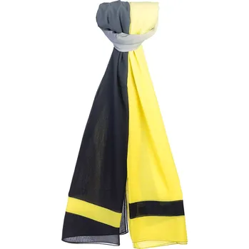 Šátek Dámský šátek 90 x 175 cm Two-tone 23-06 jasně žlutý