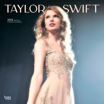 Kalendář BrownTrout Nástěnný sešitový kalendář Taylor Swift 2024