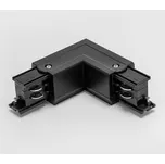 Arelux Rohový konektor TKN1007 BK, přívod z pravé strany pro lišty z řady TRACK N