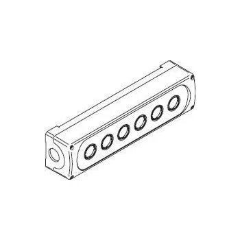 Stykač ABB Skříňka MEP6-0 plastová 6 míst 1SFA611816R1000