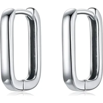 Náušnice Olivie 7890 Stříbrné obdélníkové náušnice