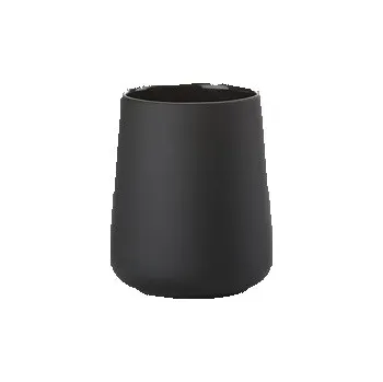 Držák na kartáček Kelímek na zubní kartáčky NOVA ONE, černý - ZONE DENMARK (Pohárek na zubní kartáček NOVA ONE Black - ZONE DENMARK)