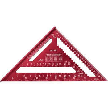 Úhloměr úhelník tesařský/truhlářský víceúčelový, 300mm, kov