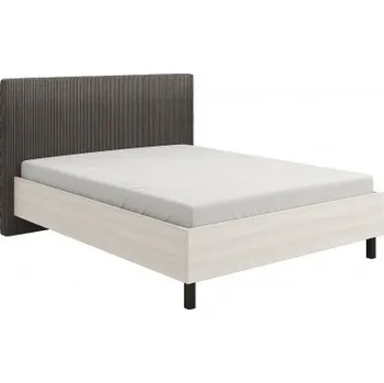 Postel Manželská postel 160x200 I Donna - jasan bílý/černá