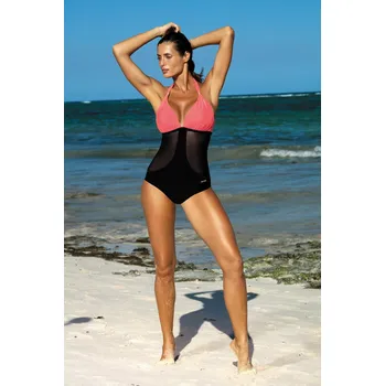 Dámské plavky Dámské plavky Priscilla Nectarine-Nero M3I (1) - Marko, S i556_42568_9389_33