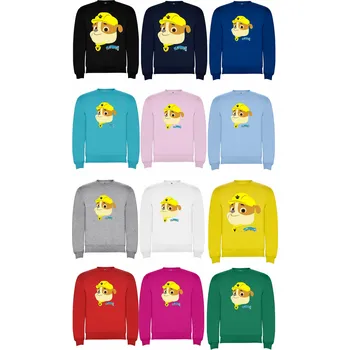 Dívčí mikina Mikina bez kapuce Rubble Tlapková Patrola Barva: Světle růžová, Velikost: 98/104 - 3/4roky