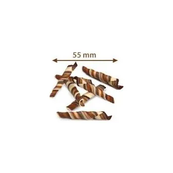 Jedlá dekorace na dort Dortisimo Čokoládové ruličky dvoubarevné TWISTER MARBLE (70 g)