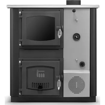 Sporák na tuhá paliva Termomont Temy Plus 18 kW pravý