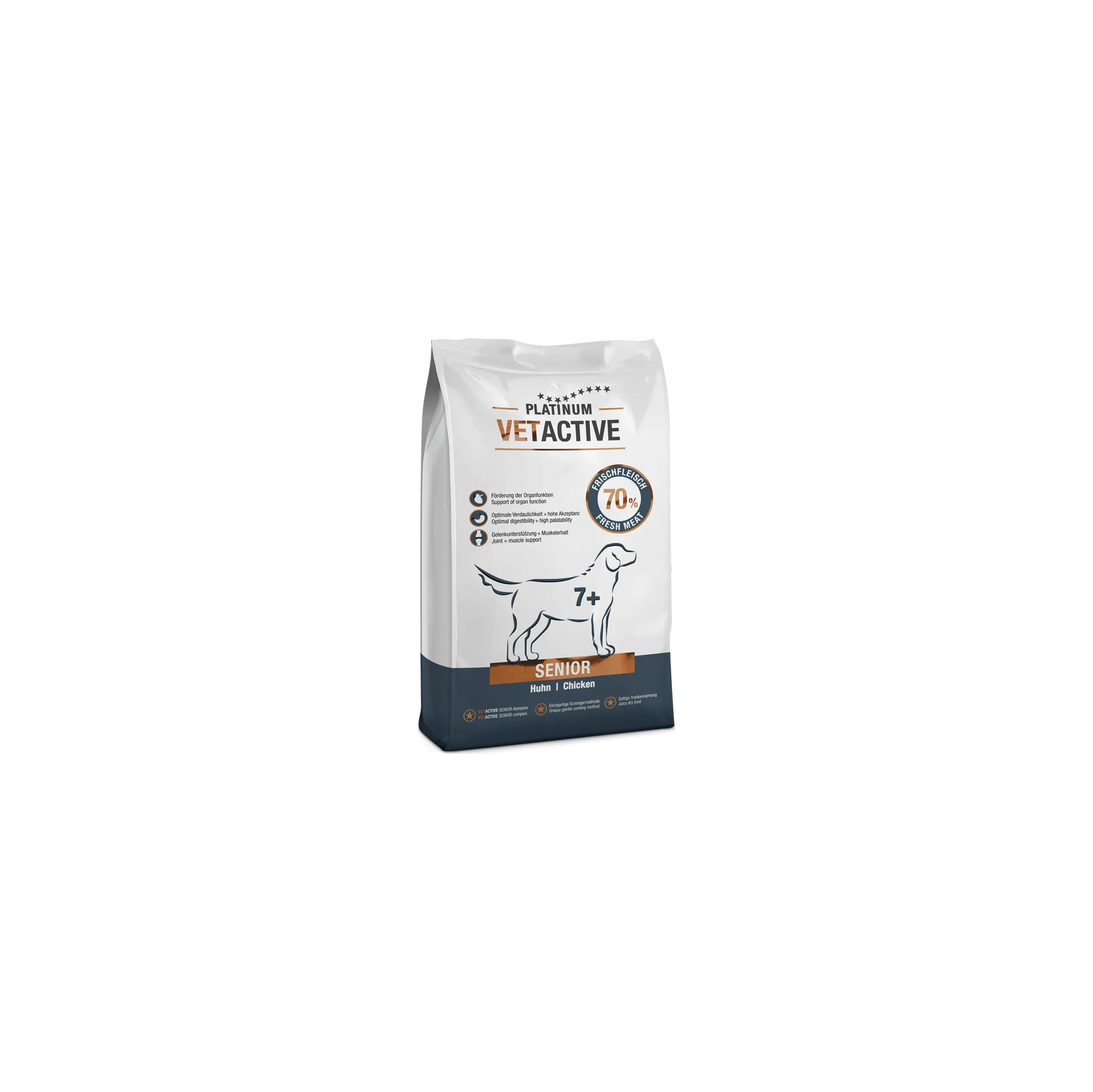 Fotografie 1 - Krmivo pro psa Platinum Vetactive Senior Chicken 1,5 kg